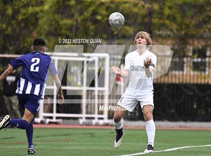 Thumbnail 1 in Cathedral vs. De La Salle (Adidas SoCal College Showcase) photogallery.