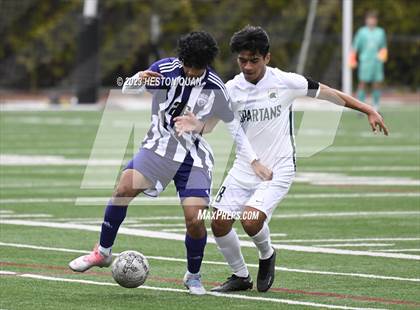 Thumbnail 1 in Cathedral vs. De La Salle (Adidas SoCal College Showcase) photogallery.