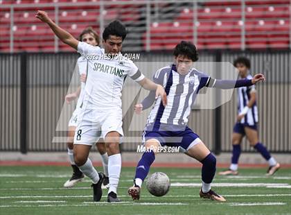 Thumbnail 3 in Cathedral vs. De La Salle (Adidas SoCal College Showcase) photogallery.