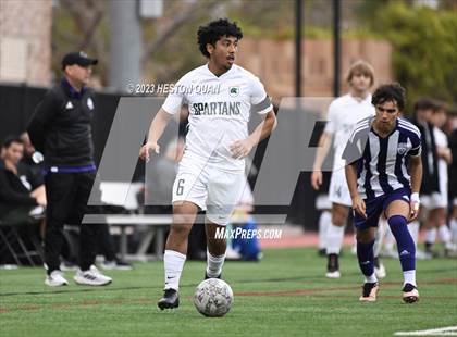 Thumbnail 1 in Cathedral vs. De La Salle (Adidas SoCal College Showcase) photogallery.