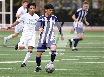 Thumbnail 3 in Cathedral vs. De La Salle (Adidas SoCal College Showcase) photogallery.
