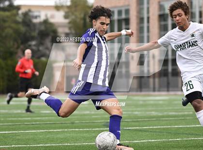 Thumbnail 1 in Cathedral vs. De La Salle (Adidas SoCal College Showcase) photogallery.