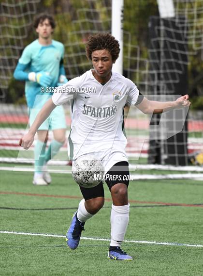 Thumbnail 1 in Cathedral vs. De La Salle (Adidas SoCal College Showcase) photogallery.