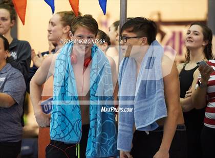 Thumbnail 3 in NCHSAA 4A State Swimming Championship (Finals) photogallery.