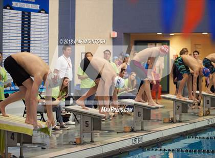 Thumbnail 1 in NCHSAA 4A State Swimming Championship (Finals) photogallery.