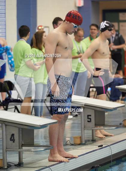 Thumbnail 1 in NCHSAA 4A State Swimming Championship (Finals) photogallery.