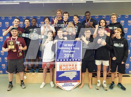 Thumbnail 3 in NCHSAA 4A State Swimming Championship (Finals) photogallery.