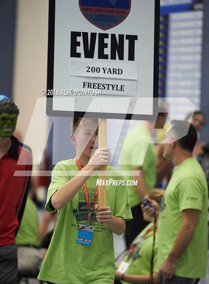 Thumbnail 1 in NCHSAA 4A State Swimming Championship (Finals) photogallery.