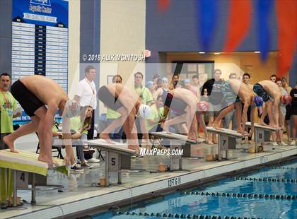 Thumbnail 2 in NCHSAA 4A State Swimming Championship (Finals) photogallery.