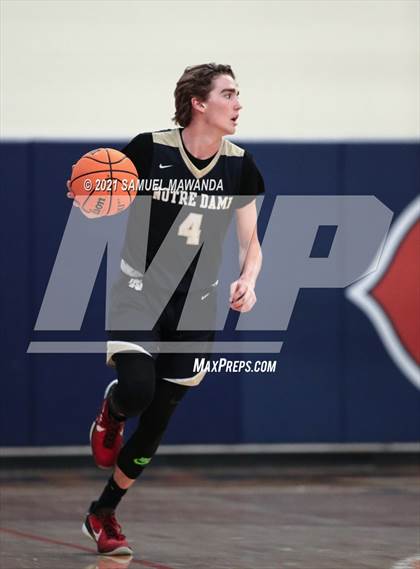 Thumbnail 3 in Crespi vs  Notre Dame (SO) (6th Annual West Valley Varsity Basketball Tip-off Classic Final) photogallery.