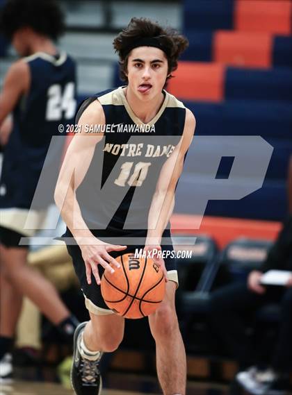 Thumbnail 3 in Crespi vs  Notre Dame (SO) (6th Annual West Valley Varsity Basketball Tip-off Classic Final) photogallery.
