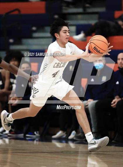Thumbnail 3 in Crespi vs  Notre Dame (SO) (6th Annual West Valley Varsity Basketball Tip-off Classic Final) photogallery.