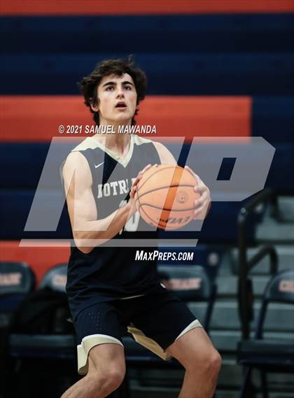 Thumbnail 1 in Crespi vs  Notre Dame (SO) (6th Annual West Valley Varsity Basketball Tip-off Classic Final) photogallery.