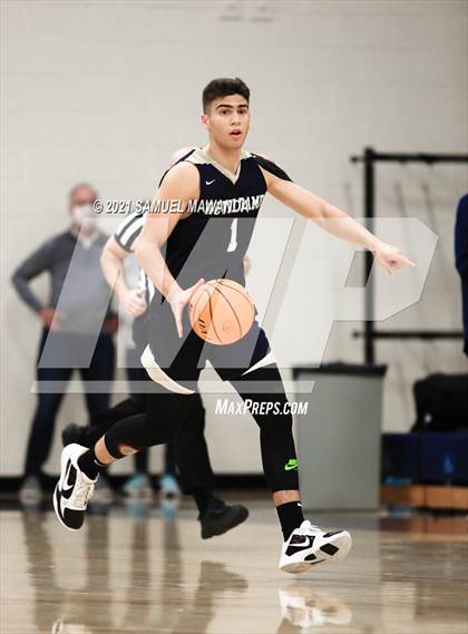 Thumbnail 1 in Crespi vs  Notre Dame (SO) (6th Annual West Valley Varsity Basketball Tip-off Classic Final) photogallery.