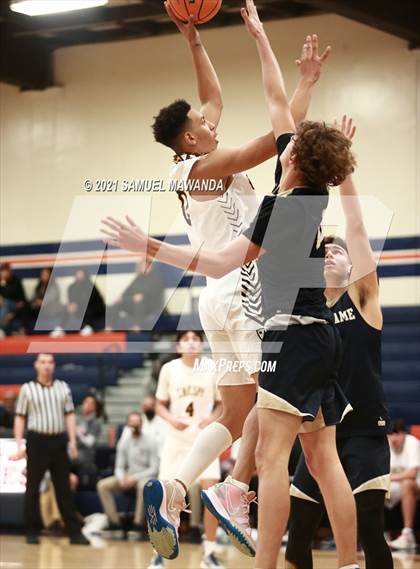 Thumbnail 1 in Crespi vs  Notre Dame (SO) (6th Annual West Valley Varsity Basketball Tip-off Classic Final) photogallery.