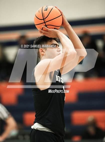 Thumbnail 2 in Crespi vs  Notre Dame (SO) (6th Annual West Valley Varsity Basketball Tip-off Classic Final) photogallery.