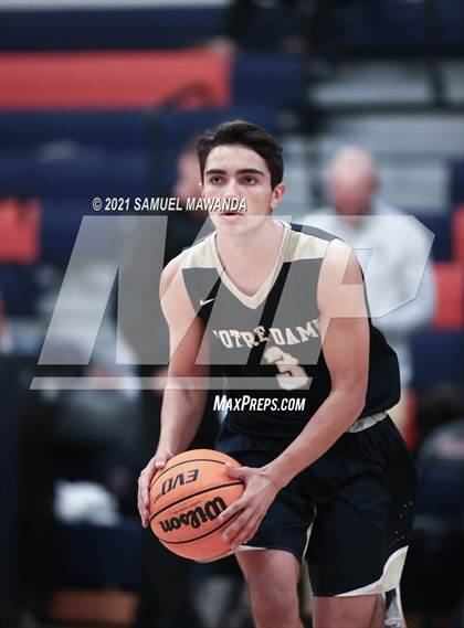 Thumbnail 3 in Crespi vs  Notre Dame (SO) (6th Annual West Valley Varsity Basketball Tip-off Classic Final) photogallery.