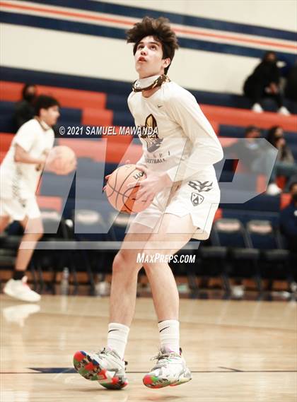 Thumbnail 1 in Crespi vs  Notre Dame (SO) (6th Annual West Valley Varsity Basketball Tip-off Classic Final) photogallery.