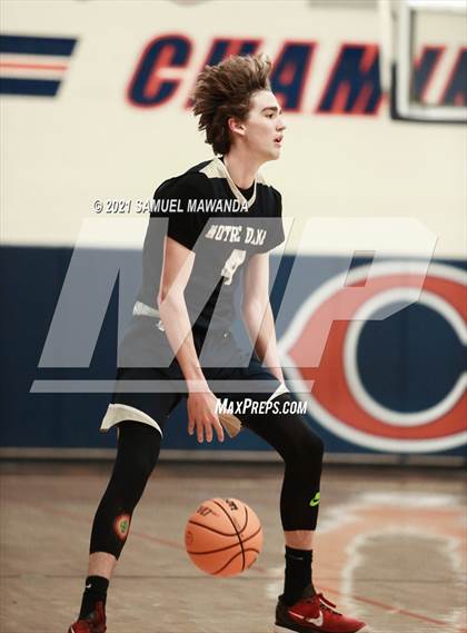 Thumbnail 3 in Crespi vs  Notre Dame (SO) (6th Annual West Valley Varsity Basketball Tip-off Classic Final) photogallery.