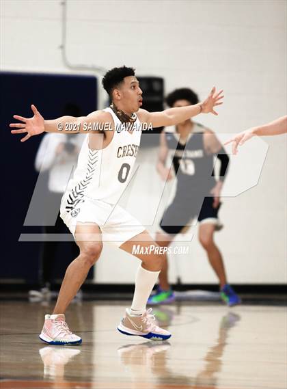 Thumbnail 1 in Crespi vs  Notre Dame (SO) (6th Annual West Valley Varsity Basketball Tip-off Classic Final) photogallery.