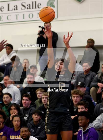 Thumbnail 3 in Salesian College Preparatory vs. Archbishop Riordan (De La Salle MLK Classic) photogallery.