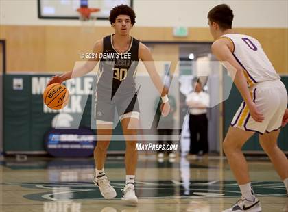 Thumbnail 1 in Salesian College Preparatory vs. Archbishop Riordan (De La Salle MLK Classic) photogallery.