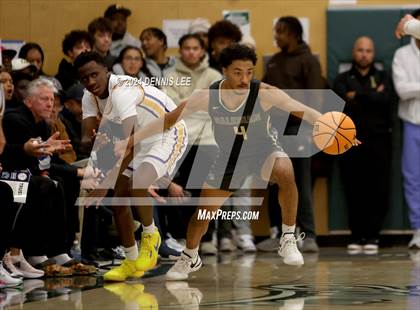 Thumbnail 1 in Salesian College Preparatory vs. Archbishop Riordan (De La Salle MLK Classic) photogallery.