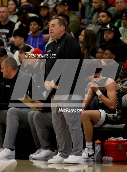 Thumbnail 3 in Salesian College Preparatory vs. Archbishop Riordan (De La Salle MLK Classic) photogallery.