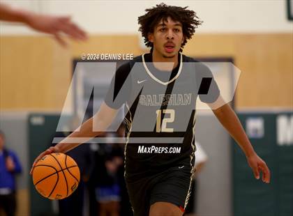 Thumbnail 1 in Salesian College Preparatory vs. Archbishop Riordan (De La Salle MLK Classic) photogallery.