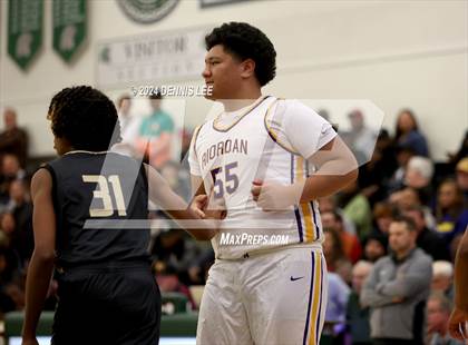 Thumbnail 1 in Salesian College Preparatory vs. Archbishop Riordan (De La Salle MLK Classic) photogallery.