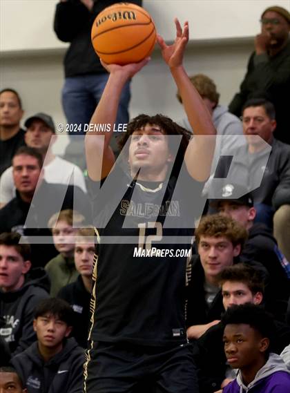 Thumbnail 2 in Salesian College Preparatory vs. Archbishop Riordan (De La Salle MLK Classic) photogallery.
