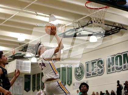 Thumbnail 1 in Salesian College Preparatory vs. Archbishop Riordan (De La Salle MLK Classic) photogallery.