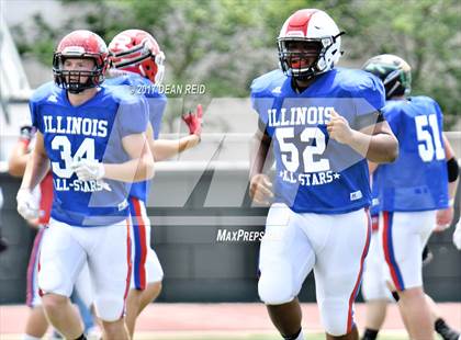 Thumbnail 3 in Illinois All-Star Game (East vs. West) photogallery.