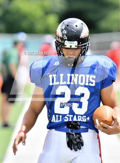 Thumbnail 2 in Illinois All-Star Game (East vs. West) photogallery.