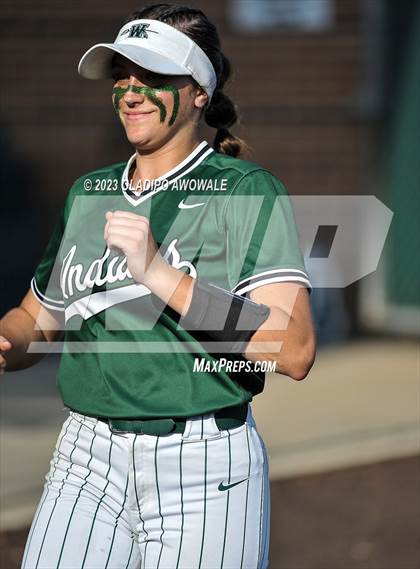 Thumbnail 3 in Rockwall vs. Waxahachie (UIL Softball 6A Region 2 Area) photogallery.