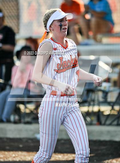 Thumbnail 3 in Rockwall vs. Waxahachie (UIL Softball 6A Region 2 Area) photogallery.