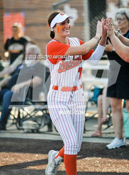 Thumbnail 1 in Rockwall vs. Waxahachie (UIL Softball 6A Region 2 Area) photogallery.