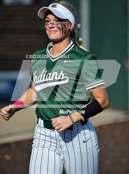 Thumbnail 3 in Rockwall vs. Waxahachie (UIL Softball 6A Region 2 Area) photogallery.