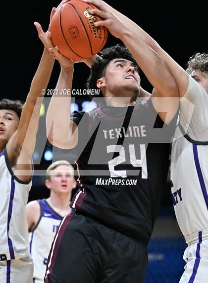 Thumbnail 1 in Irion County vs Texline (UIL 1A State Semifinal) photogallery.