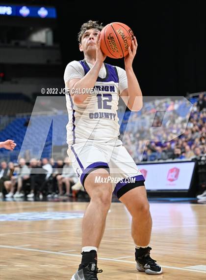 Thumbnail 3 in Irion County vs Texline (UIL 1A State Semifinal) photogallery.