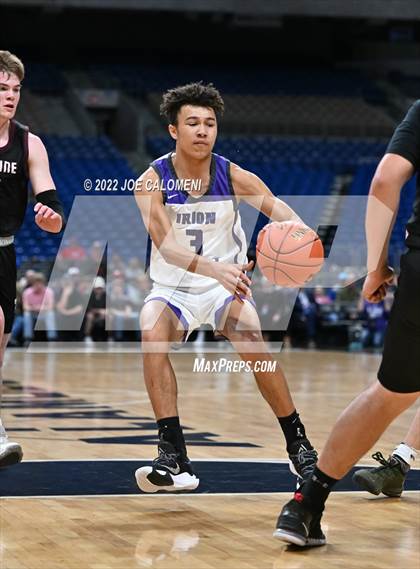 Thumbnail 1 in Irion County vs Texline (UIL 1A State Semifinal) photogallery.