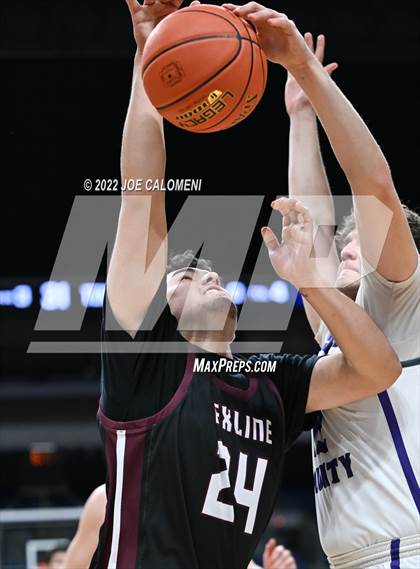 Thumbnail 1 in Irion County vs Texline (UIL 1A State Semifinal) photogallery.