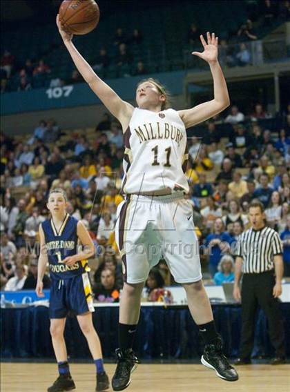 Thumbnail 2 in Millbury vs. Notre Dame Academy (MIAA D2 Final) photogallery.