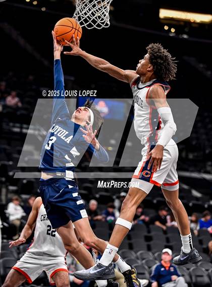 Thumbnail 3 in Loyola vs. Chaminade (Trinity-Mission League Showcase) photogallery.