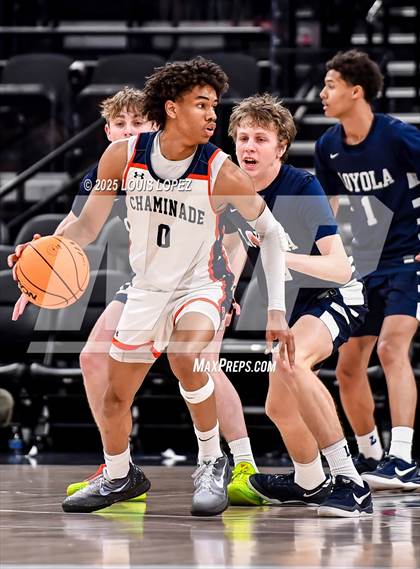 Thumbnail 3 in Loyola vs. Chaminade (Trinity-Mission League Showcase) photogallery.