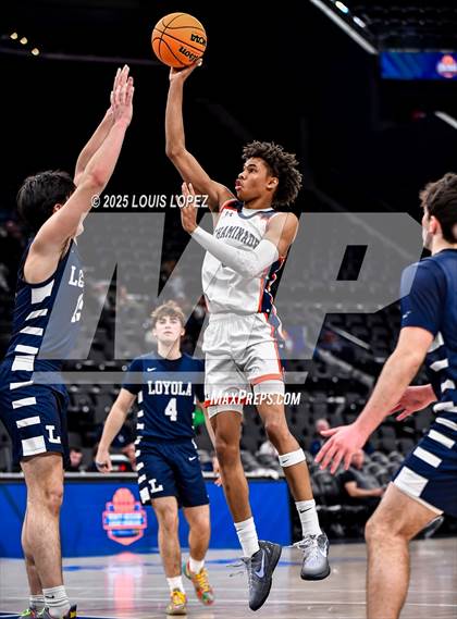 Thumbnail 3 in Loyola vs. Chaminade (Trinity-Mission League Showcase) photogallery.