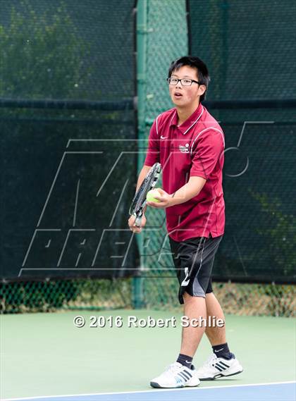 Thumbnail 3 in Shasta vs. Lowell (CIF NorCal Regional Team Tennis Championships) photogallery.