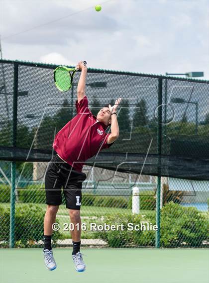 Thumbnail 3 in Shasta vs. Lowell (CIF NorCal Regional Team Tennis Championships) photogallery.