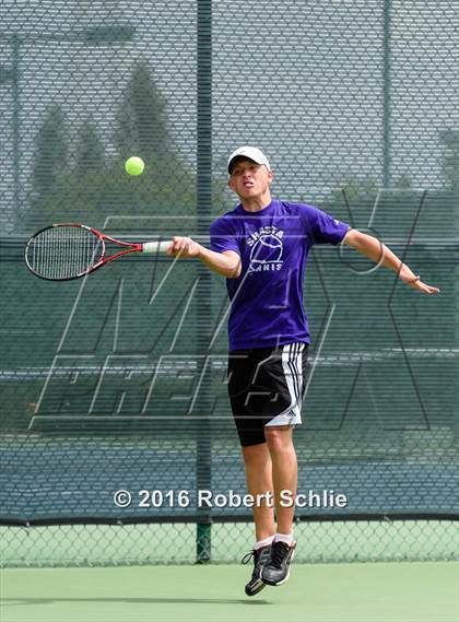 Thumbnail 2 in Shasta vs. Lowell (CIF NorCal Regional Team Tennis Championships) photogallery.