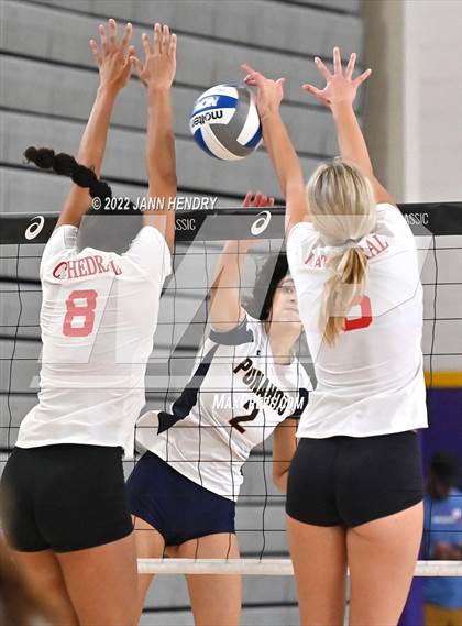 Thumbnail 2 in Cathedral Catholic vs. Punahou (Durango Fall Classic) photogallery.